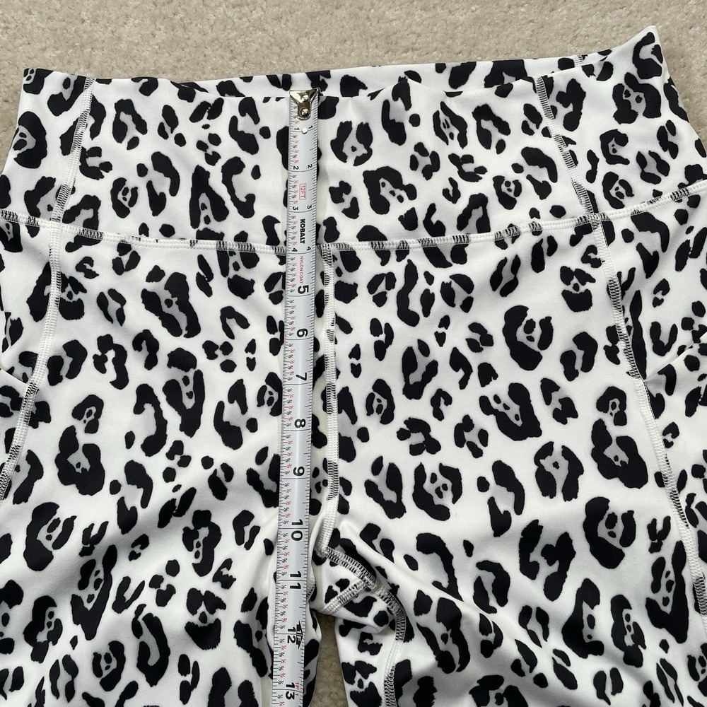 NWT Fabletics PureLuxe Oasis High Waist Leggings Womens XL (12-14) White Black - Picture 6 of 11